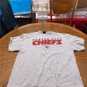 NFL Team Apparel Kansas City Chiefs Gray T-Shirt